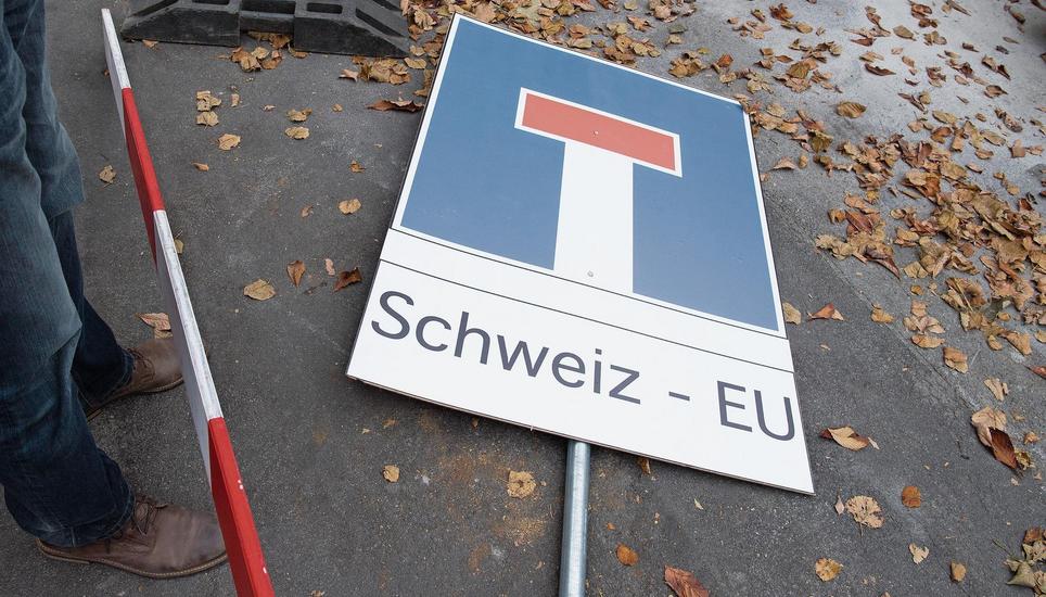 Auch ein Feld, wo es keine einfache Lösung gibt: Das Rahmenabkommen. Bild: Key