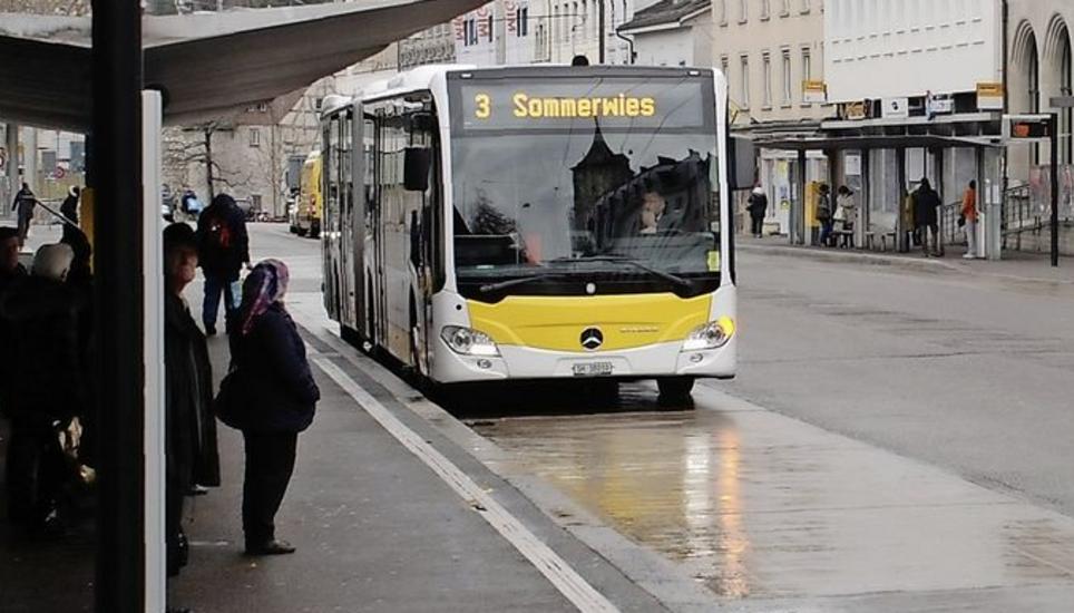 Die Linie 3 ist die unpünktlichste Stadtbuslinie Schaffhausens. Bild: Julia Leppin