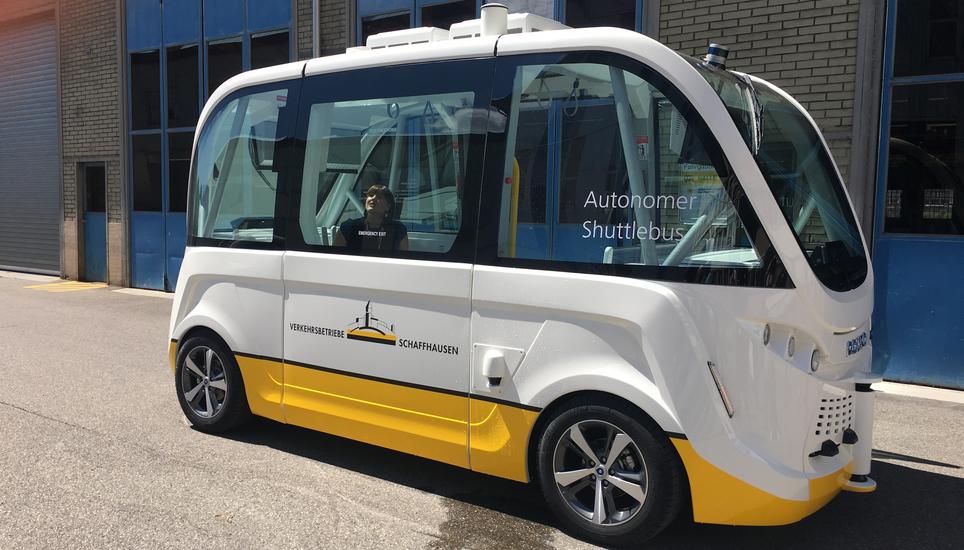 In Schaffhausen bald wieder unterwegs - im Kanton Basel-Landschaft nicht: Autonome Busse.