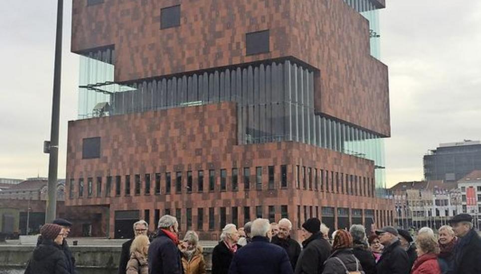 Das MAS-Museum im alten Hafenviertel von Antwerpen ist eine architektonische Perle.