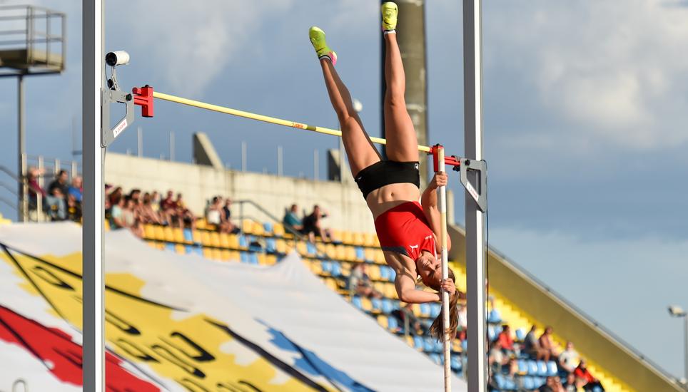 In dieser Hallensaison sprang Angelica Moser über 4.65 Meter.