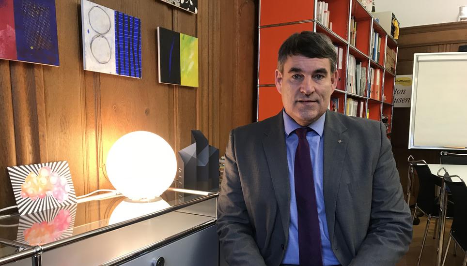 Stand im Kreuzfeuer der Kritik: Der Schaffhauser FDP-Regierungsrat Christian Amsler.