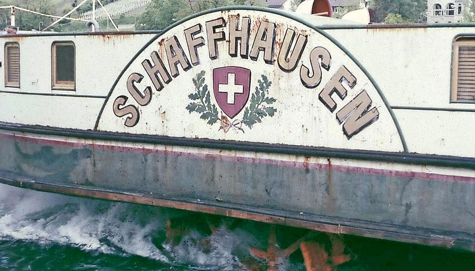 Eines der beliebtesten Dampfschiffe auf dem Rhein: Die «Schaffhausen». Bild: Stadtarchiv Schaffhausen