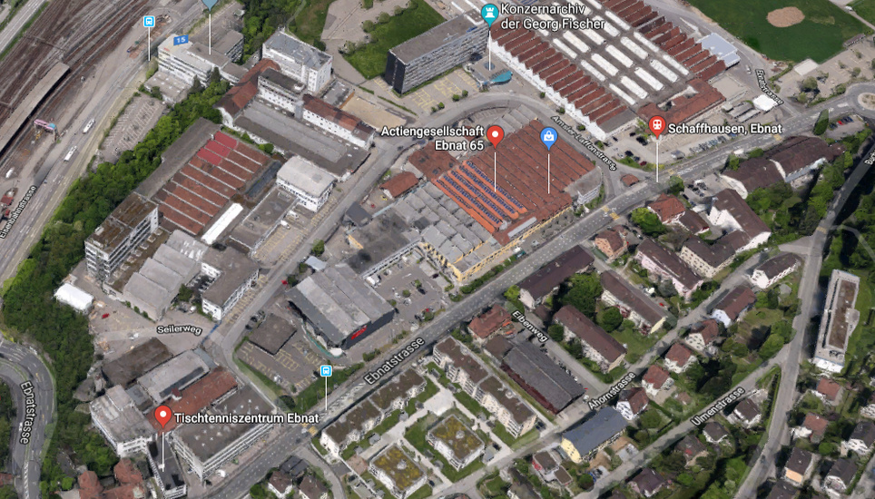 Das Gebiet «Ebnat West» umfasst knapp 48'000 Quadratmeter. Bild: Google Earth