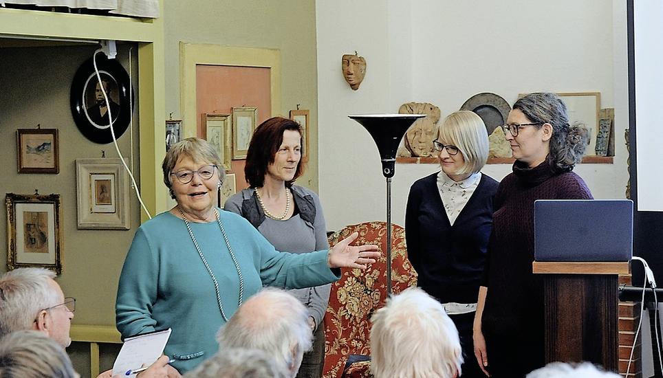 V. l. n. r.: Beatrice Hanhart, Judit Villiger, Helga Sandl, Miriam Waldvogel. Bild: Eric Bührer