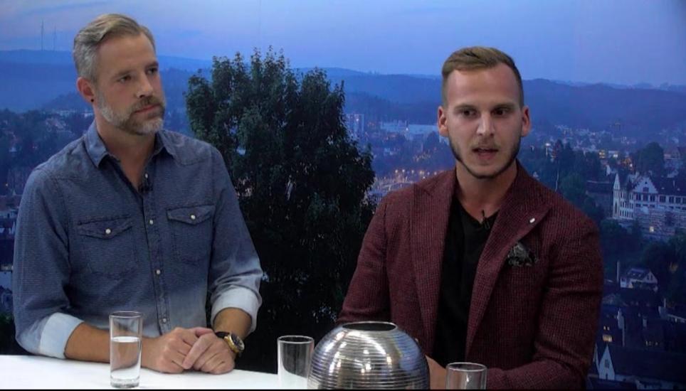 Die beiden Schaffhauser Finalisten Michael Walter und Dominic Speckert.