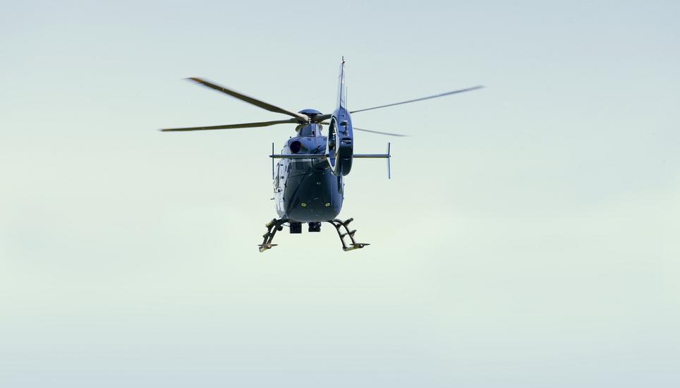 Ein deutscher Polizei-Helikopter im Einsatz. Symbolbild: Pixabay