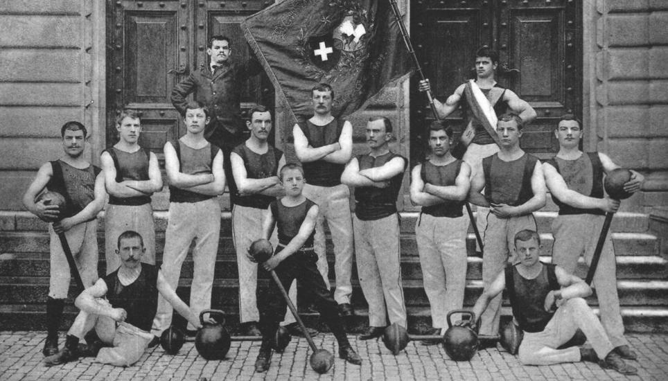 Beginnen wir mit einer kleinen Serie der besten Teamfotos der Schaffhauser Vereine. Dieses Bild zeigt den Stemm- und Ringclub Schaffhausen aus dem Jahr 1905. Bilder: Stadtarchiv
