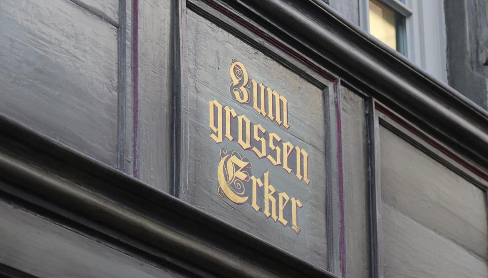 Angeben können auch die Schaffhauser. Ob dieses Haus aber wirklich den grössten von allen 171 Erker in der Altstadt hat?
