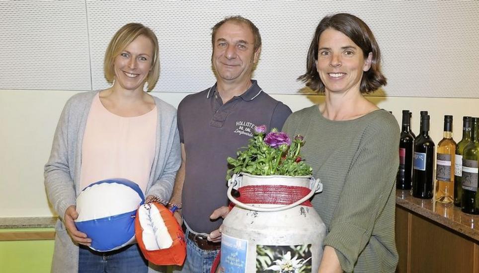 Verena Deutschle, Hansjörg Schweizer, Kerstin Hänseler (v.l.n.r.) Bild: Rolf Hauser