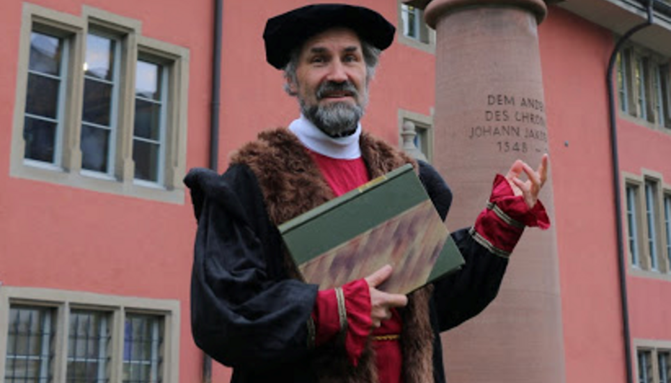 Mit seiner neuen Führung «Reformation 2.0» schlüpft Martin Harzenmoser in die Rolle eines Schaffhauser Reformators.
