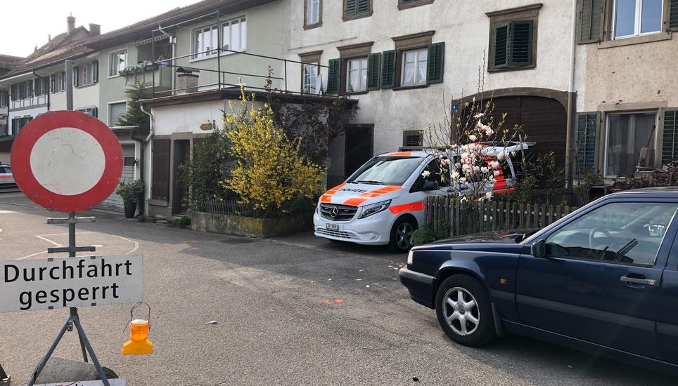 Kurz vor 17 Uhr beendete die Polizei ihren Einsatz. Bild: Ralph Denzel