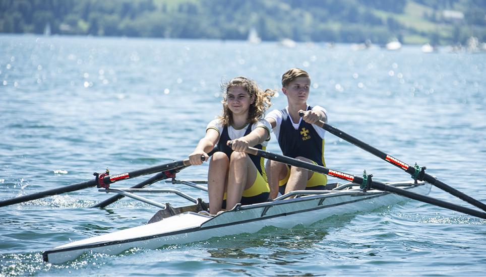 Segeln und Rudern sind fester Bestandteil des Sportunterrichts.
