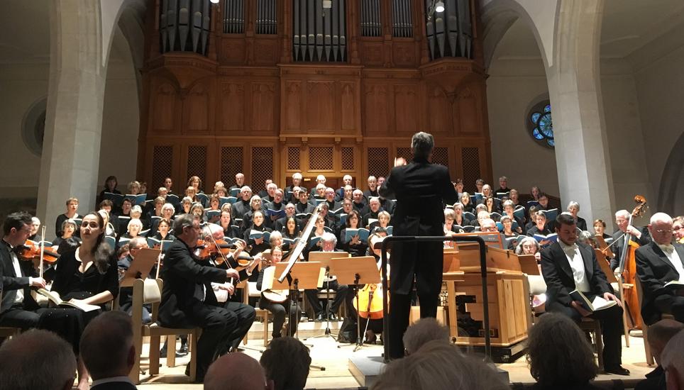 Die Kirche war gut besucht. Bild: Radio Munot