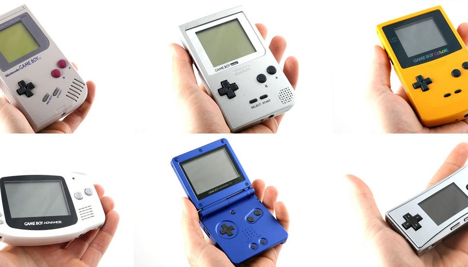 Seit 30 Jahren Kult: Der Gameboy, hier in verschiedenen Variationen. Bild: Wikimedia