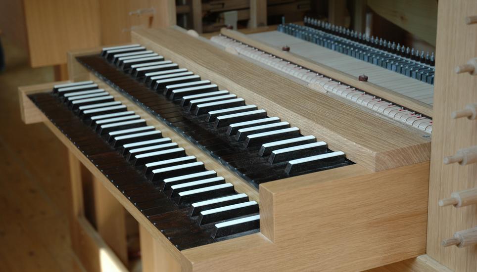 Am Vespergottesdienst erklang auch die Orgel.