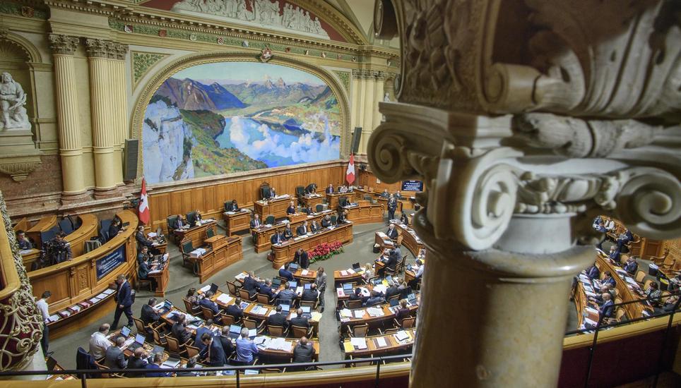 Das Ziel: Der Nationalratssaal in Bern. Bild: Parlamentsdienste 3003 Bern
