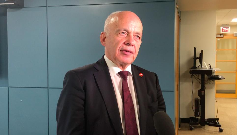 Bundespräsident Ueli Maurer wirbt für ein Ja zur AHV-Steuervorlage. Bild: Key