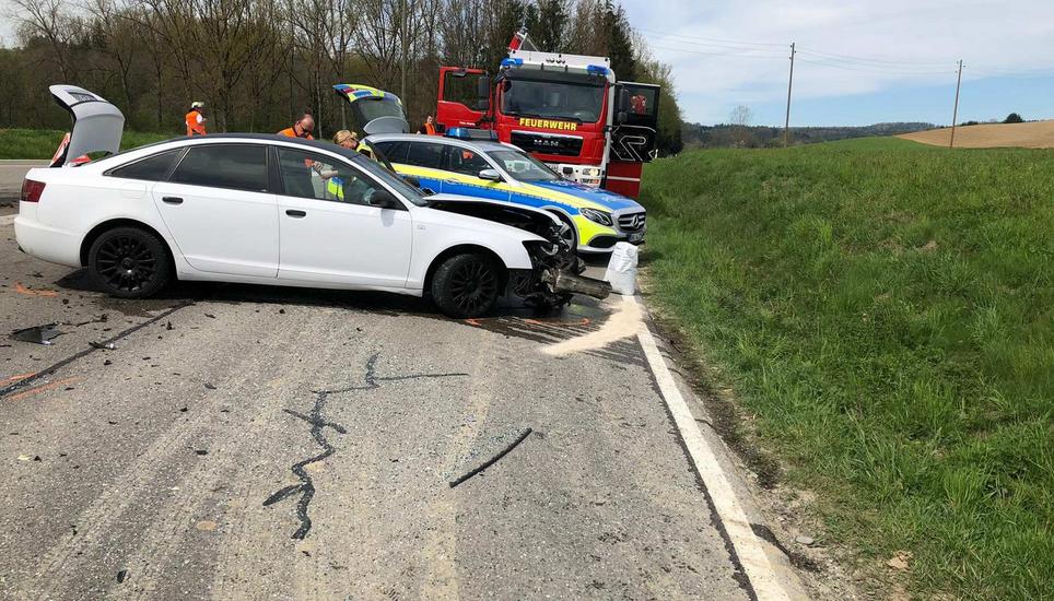 Auf knapp 50‘000 Euro dürfte sich der entstandene Sachschaden belaufen. Bilder: Feuerwehr Jestetten