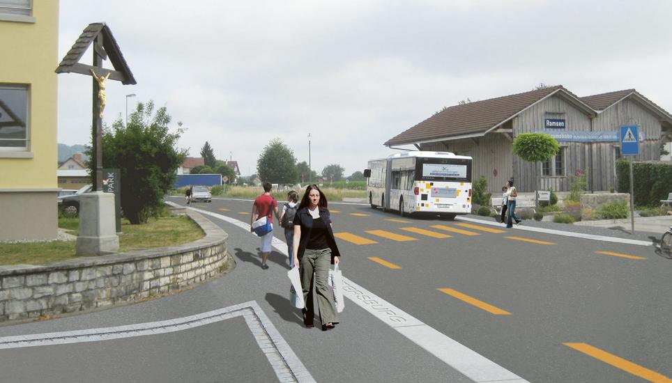 Die Bauarbeiten in Ramsen beginnen Anfang Mai.