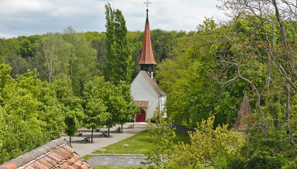 Blick vom Gebetstraum Richtung Spitzkirche. Bild: Isabel Heusser