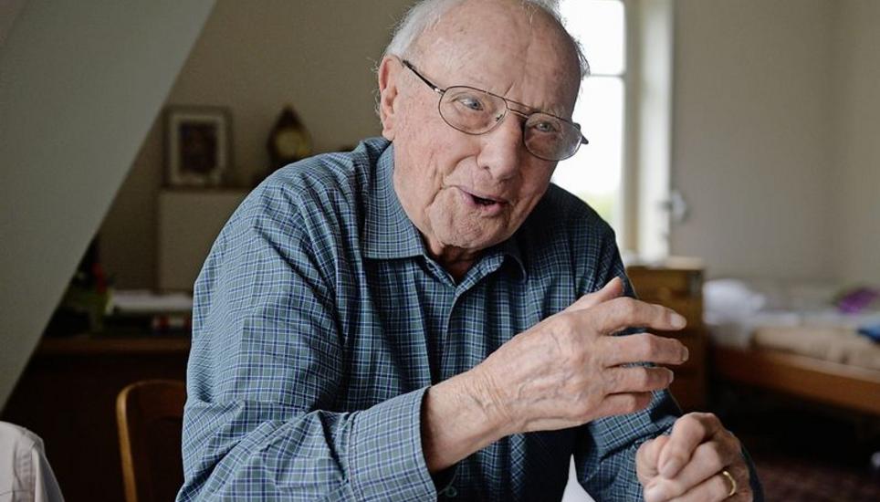 Heute feiert Ernst Flubacher seinen 100. Geburtstag. Bild: Selwyn Hoffmann