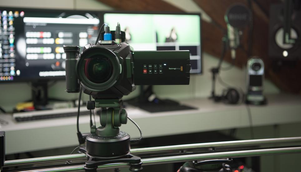 Blick in das neue Tube-it-Studio auf dem Herrenacker.