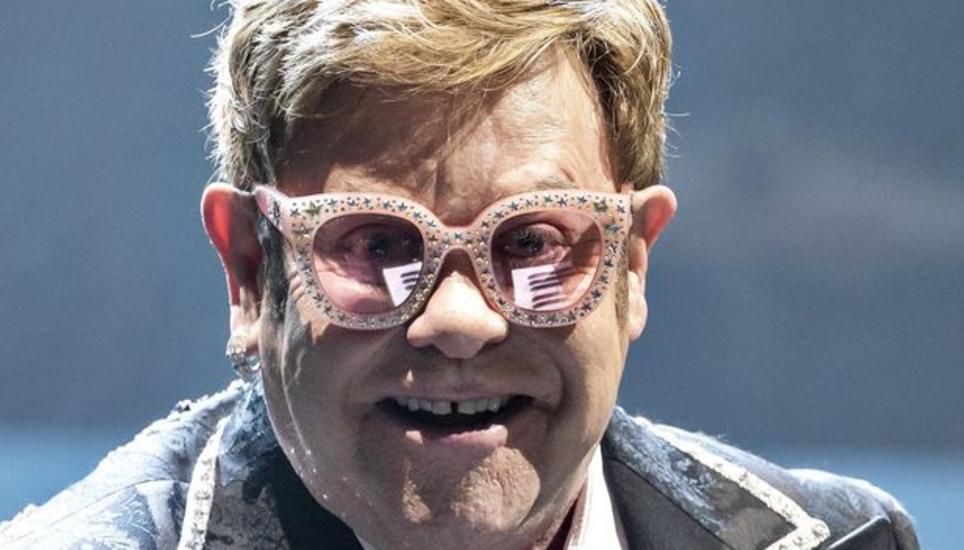 Elton John am 18. Mai in Kopenhagen auf seiner Abschiedstournee. Bild: Key