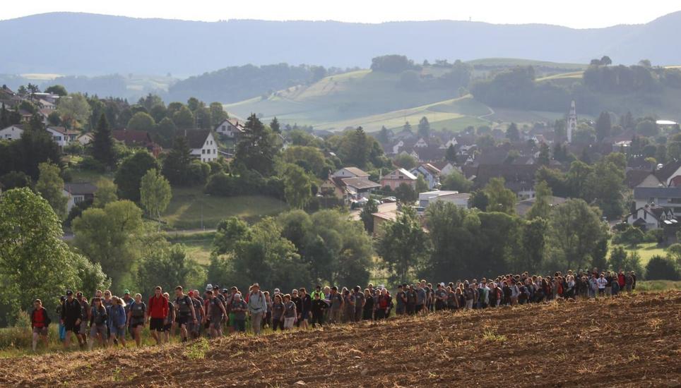 Fast so früh wie die Sonne sind die Wanderer am Freitagmorgen aufgestanden.