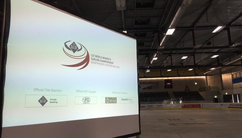 Das Eis in der IWC Arena wird extra für die Weltmeisterschaft präpariert. Bild: RM