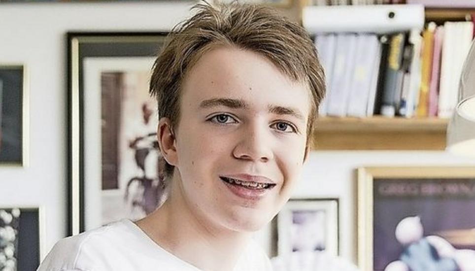 Maximilian Janisch (hier im September 2018) kurz vor Beginn seines Studiums zu Hause in Meierskappel. Bild: Claudio Thoma