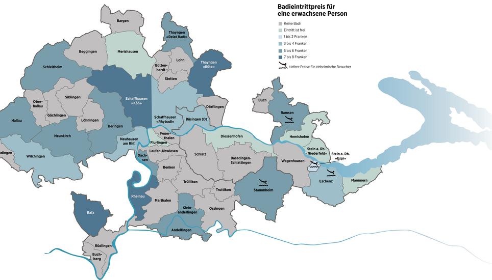 Wo man sich in der Region baden und sonnen kann | Schaffhauser Nachrichten