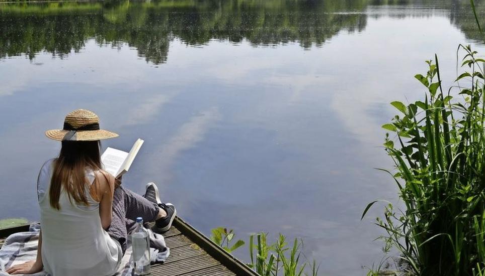 Bücher lesen sich am besten an einem ruhigen Ort – Sonnencreme nicht vergessen. Bild: Pixabay