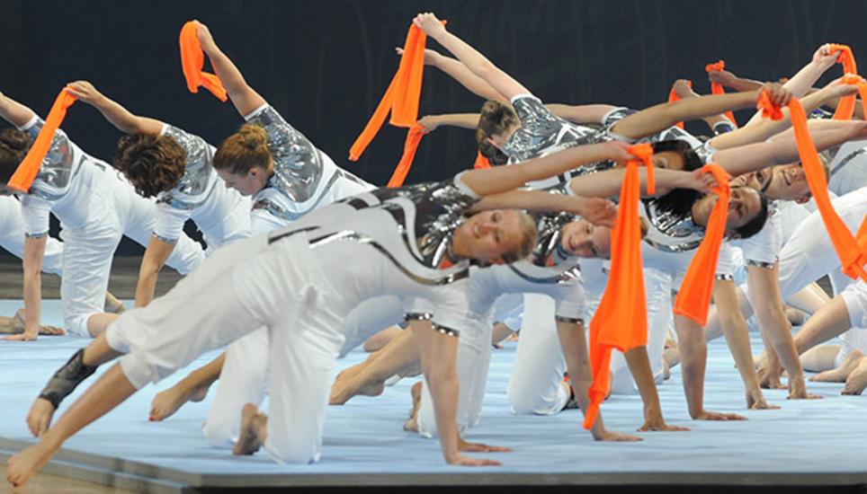 Die Schweiz stellt jeweils die grösste Delegation an der Gymnaestrada. Bild: stv-gymnaestrada.ch