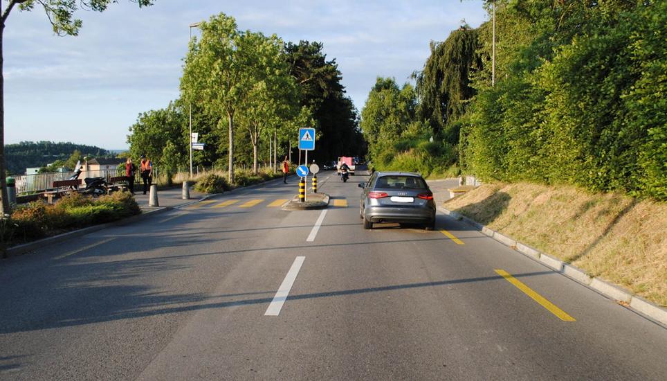 Die genaue Unfallursache ist Gegenstand laufender Ermittlungen der Schaffhauser Polizei. Bild: SHPol
