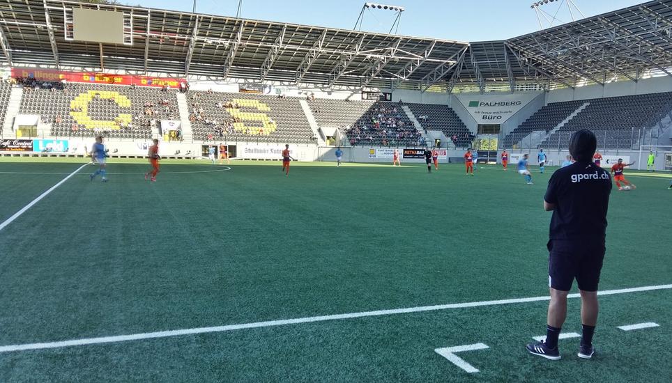 Das Spiel am Mittwoch konnte der FCS mit 2:1 für sich entscheiden. Im Abschluss fehlte allerdings die letzte Konsequenz. Bild: Radio Munot