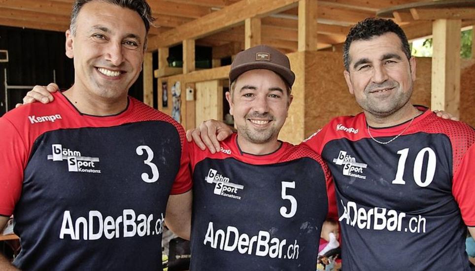 Beliebte Gegner waren die Vertreter des «Hauses der Kulturen», Iwan Ali, Simon Ackerknecht und Yousef Suliman (v. l.).