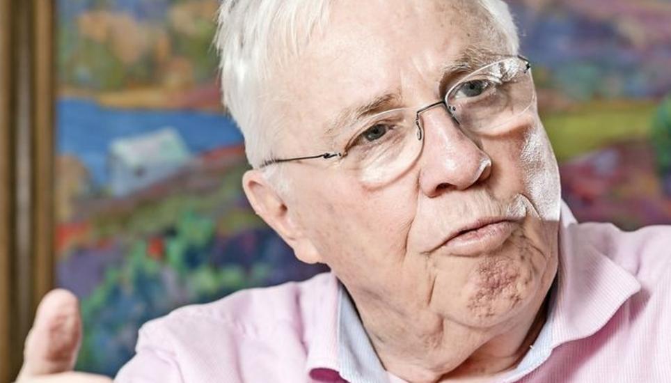 «Mitte-links ist schon heute eine Tatsache»: SVP-Doyen und alt Bundesrat Christoph Blocher. Bild: Sandra Ardizzone