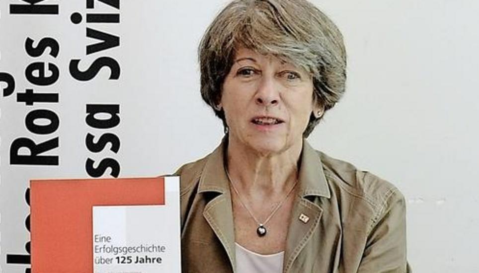 Annemarie Huber-Hotz 2018 in Schaffhausen. Archivbild: Bruno Bührer