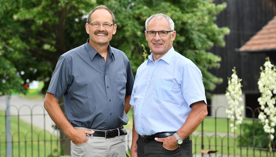 Hans Ulrich Graf (links) und Josef Würms. Bild: zvg