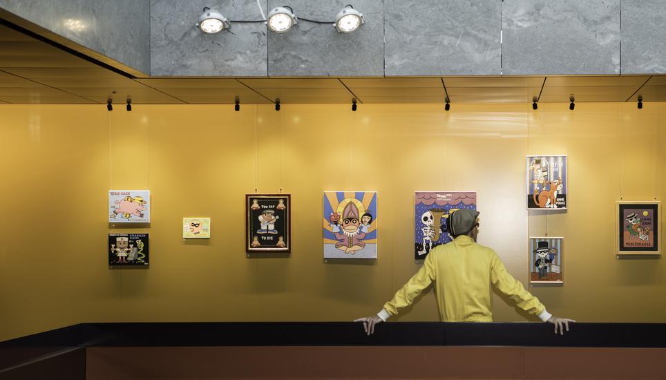 Die Ausstellung in der Schaffhauser Kantonalbank war für Milk and Wodka ein Novum.