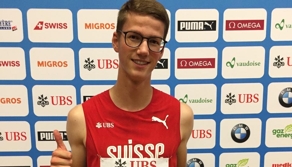 Nick Rüegg vom Leichtahletik Club Schaffhausen. Bild: Radio Munot
