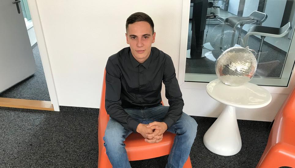 Ted Haupt kommt aus Rheinau und arbeitet beim «Cuba Club» in Schaffhausen. Bild: Radio Munot
