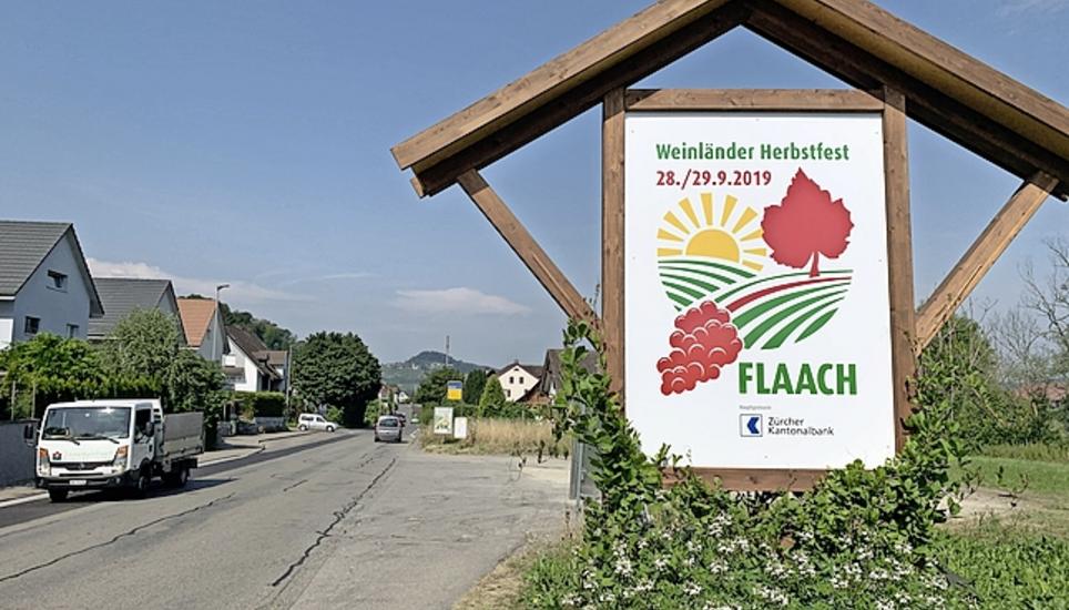 Der Flaacher Dorfeingang. Bild: zvg