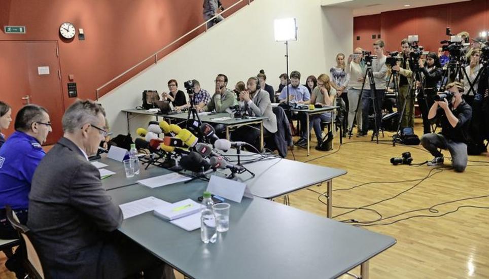 Eineinhalb Tage nach der Tat wurde Franz W. gefasst. Bei der Pressekonferenz dazu im BBZ war das Interesse gross.