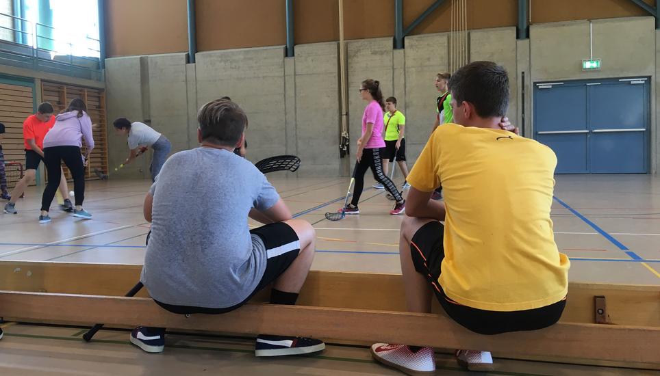 Auch beim Sporttag waren die Schüler aus Tschechien mit dabei. Bild: Radio Munot