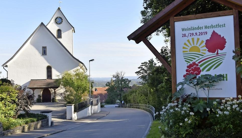 Flaach richtet zum dritten Mal das Weinländer Herbstfest aus. Bild: Thomas Güntert