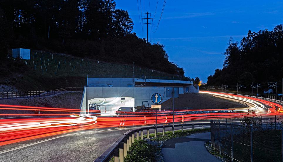 Am 6. Dezember soll das Tunnel bereit für den Verkehr sein. Bild: Selwyn Hoffmann