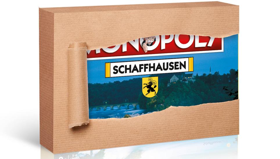 So soll die Schaffhauser-Monopolyedition aussehen. Bild: zvg