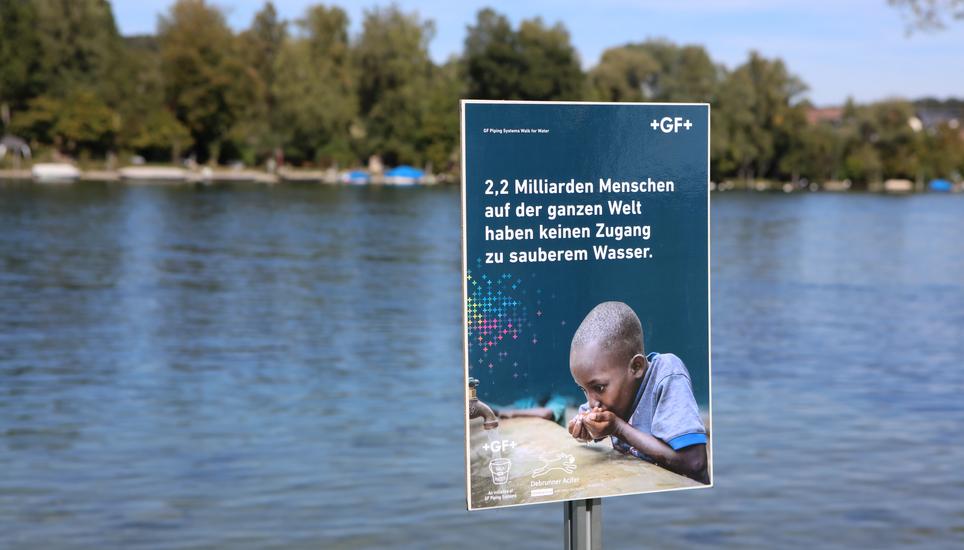 Am «Walk for Water» ging es um Spenden für Trinkwasser-Projekte. Bilder: zvg